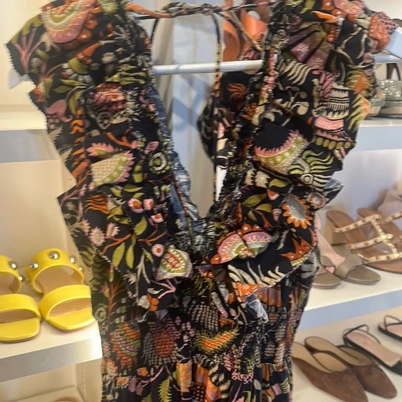 Floral Black Dress - Picture 5 of 6